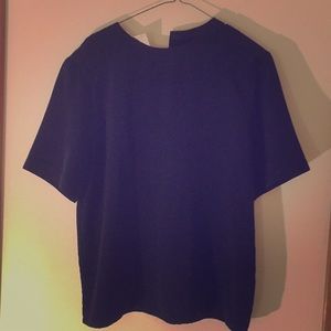 Vintage Black Worthington Drew Top. 3 button back